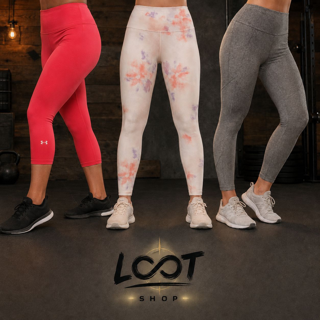 Bouger en couleur | Lot de 3 leggings de sport | Femme | Medium