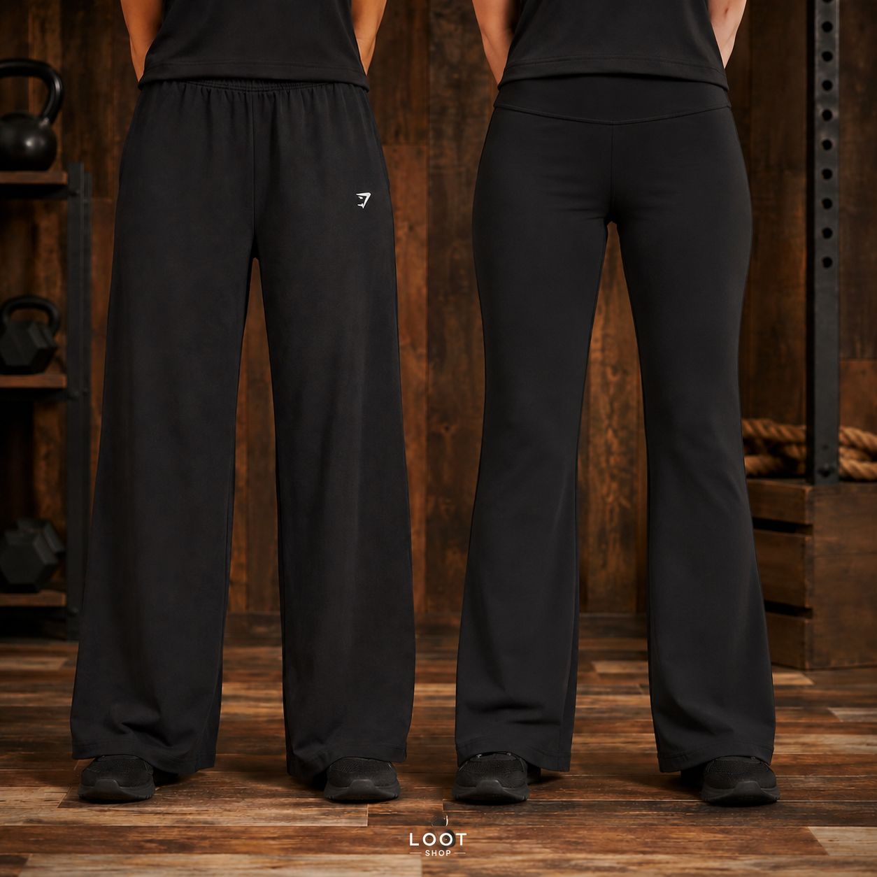 Duo sport noir Gymshark &amp; Mexx | Femme | Medium-Large
