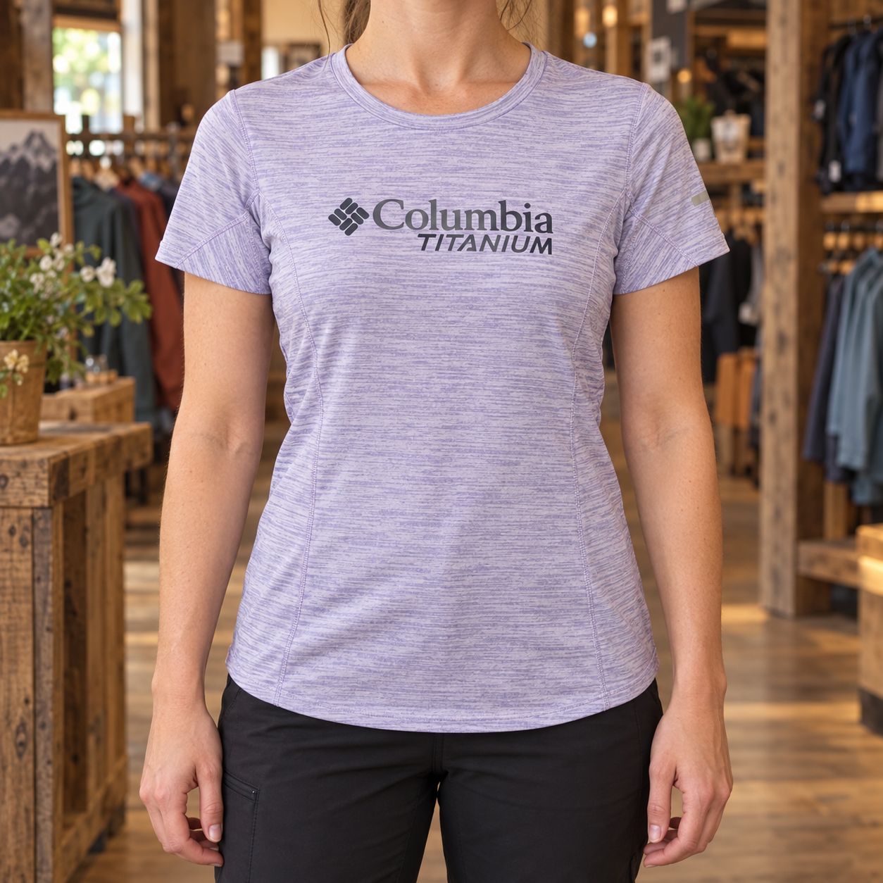 T-shirt Columbia lilas | Femme | X-small