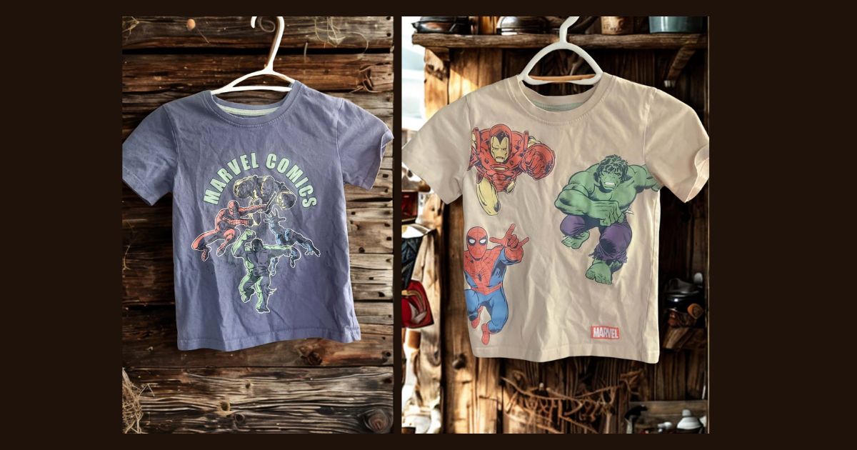 Collection 2 t-shirts Marvel | Garçon | 6 ans