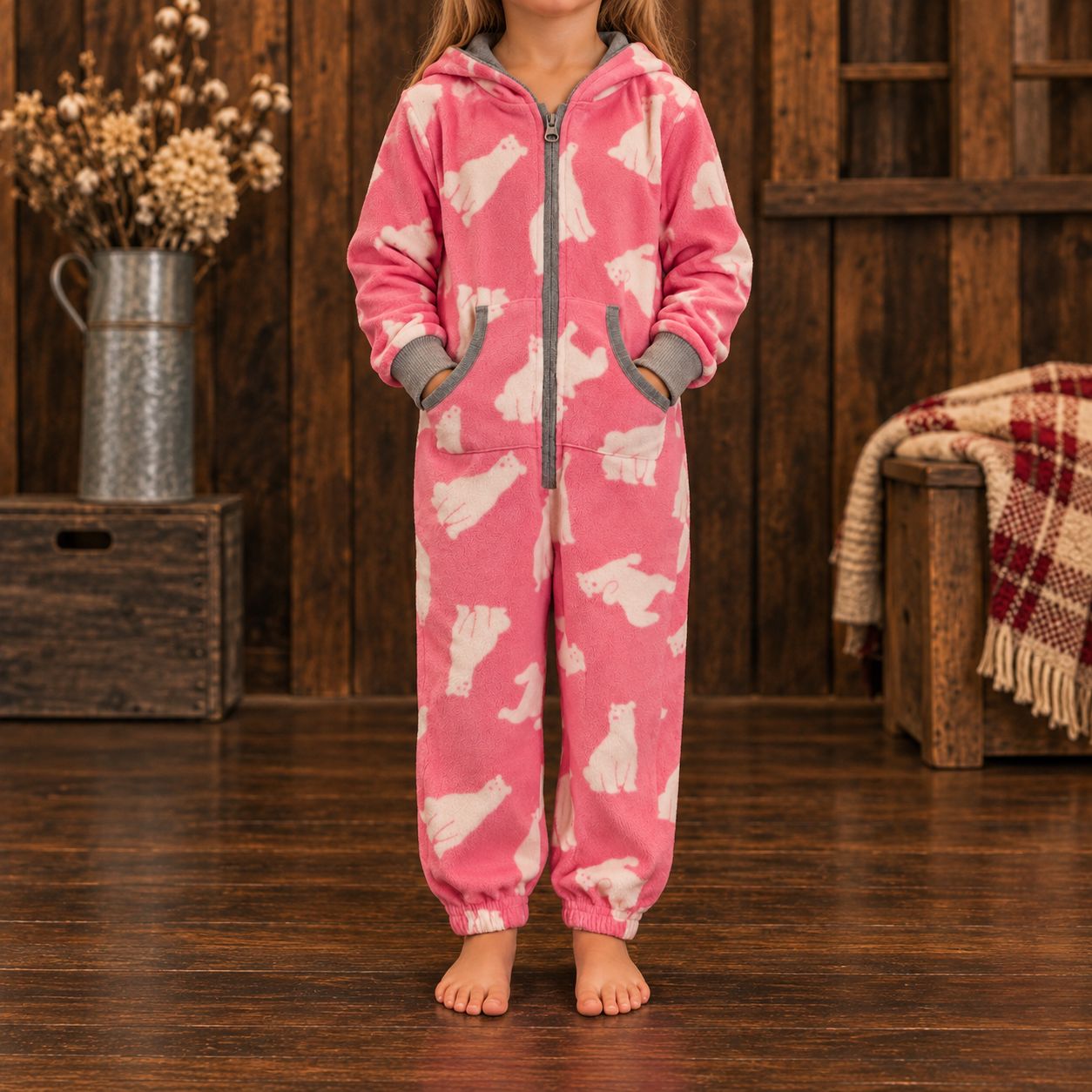 Pyjama polaire onesie | Fille | 4 ans