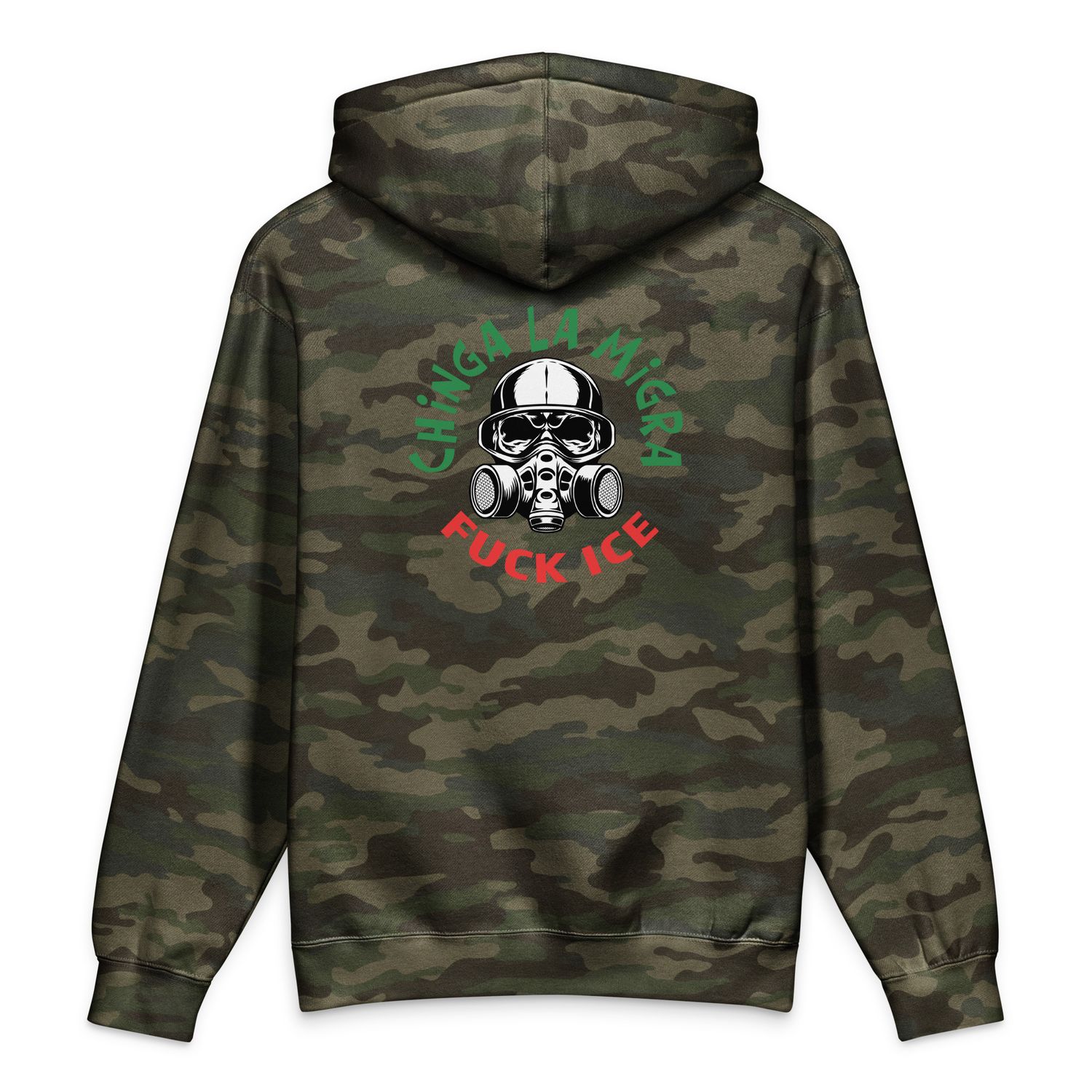 ¡LaNeta! Chinga La Migra Unisex Heavyweight Hooded Sweatshirt | Independent Trading Co. IND4000