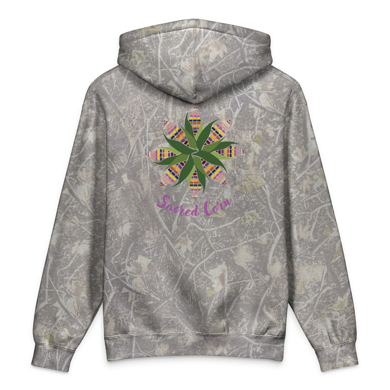 ¡LaNeta! Sacred Corn Mandala, Unisex Heavyweight Hooded Sweatshirt | Independent Trading Co. IND4000
