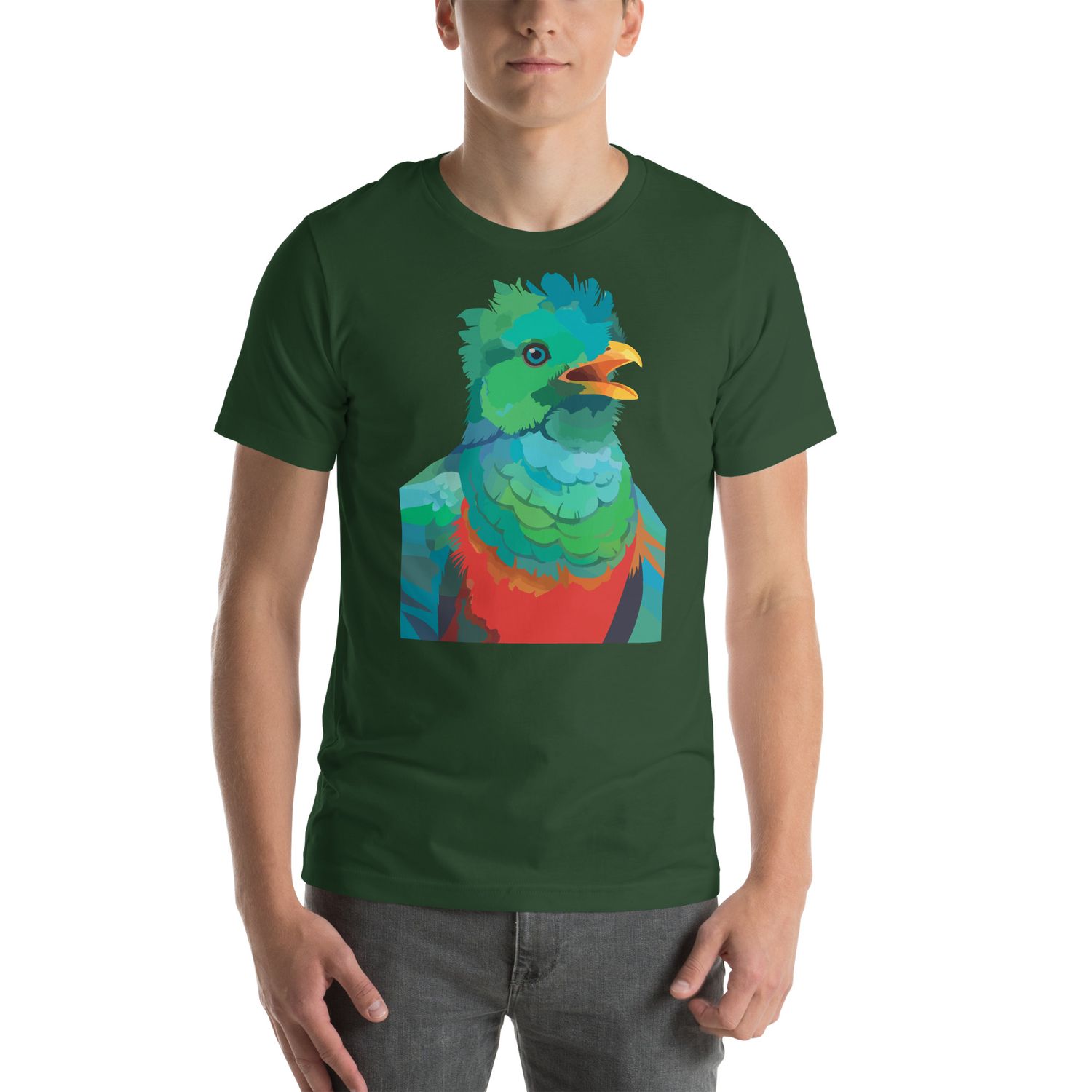 Quetzal Bird Calling, Unisex t-shirt