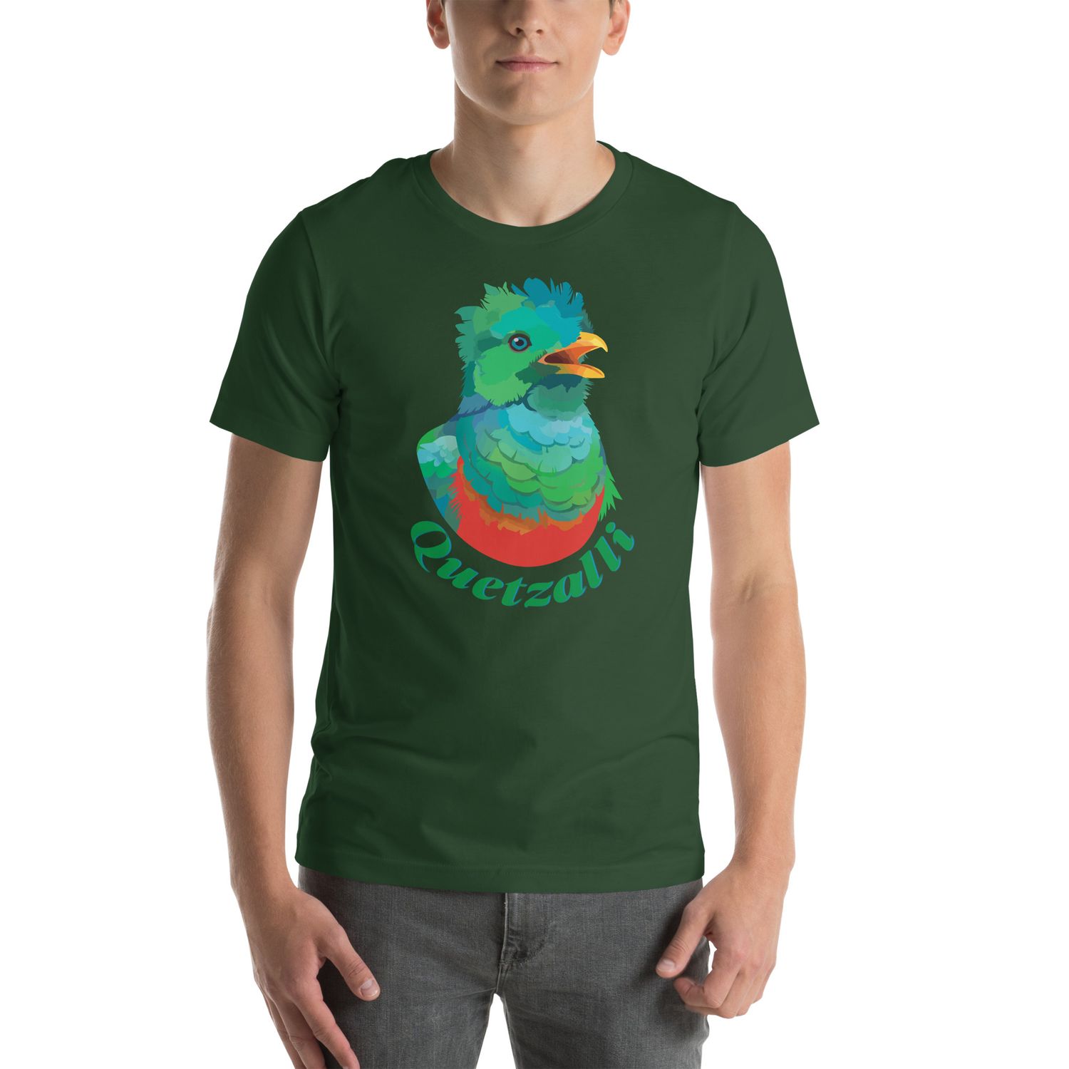 Quetzal Bird Calling, Quetzalli, Unisex t-shirt
