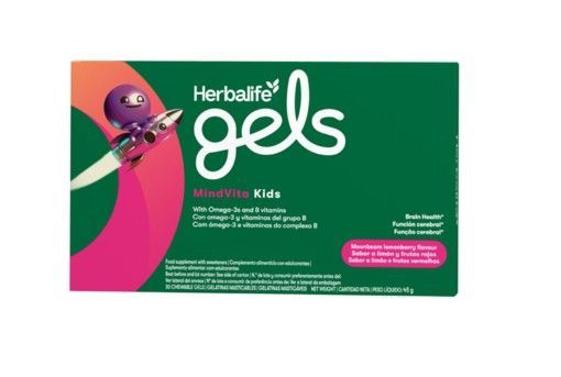 MindVita Kids er ljúffengt tyggjanlegt fæðubótargel með omega-3 fitusýrum (EPA og DHA) ásamt B-vítamínum fyrir börn.