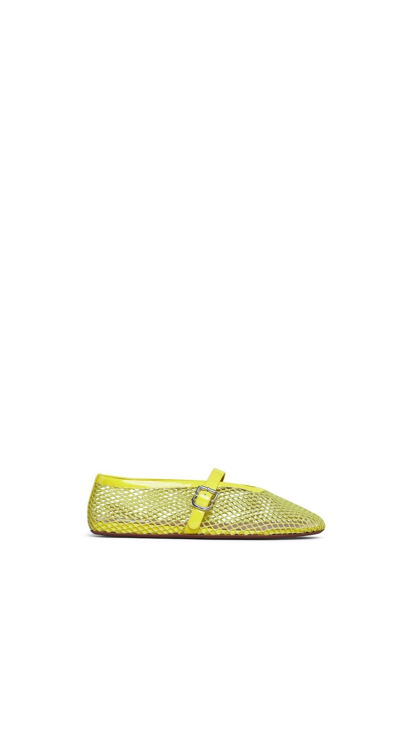 BALLET FLATS IN FISHNET