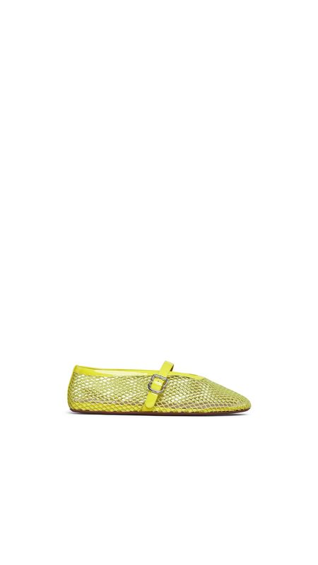 BALLET FLATS IN FISHNET