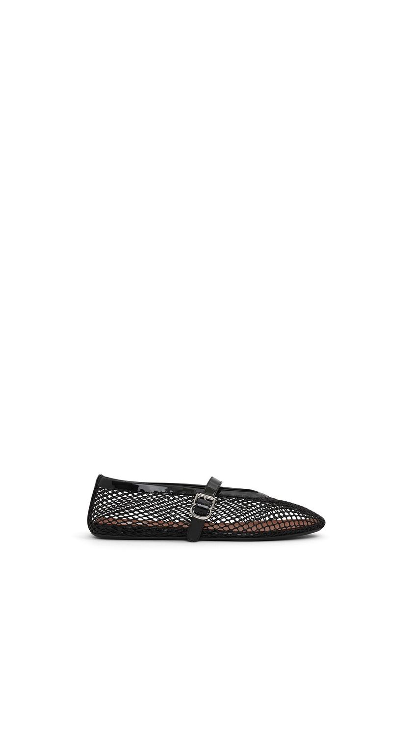 BALLET FLATS IN FISHNET