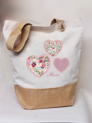 Memory Embroidery/applique Tote Bags
