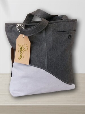 Memory Patchwork Tote Bags made from clothing