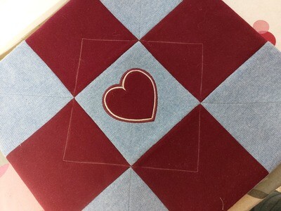 Patchwork Memorial/Keepsake Cushion covers