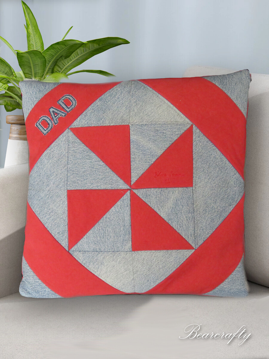 Patchwork Memorial/Keepsake Cushion pillow covers