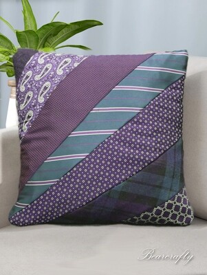 Memory Keepsake cushions made from neckties