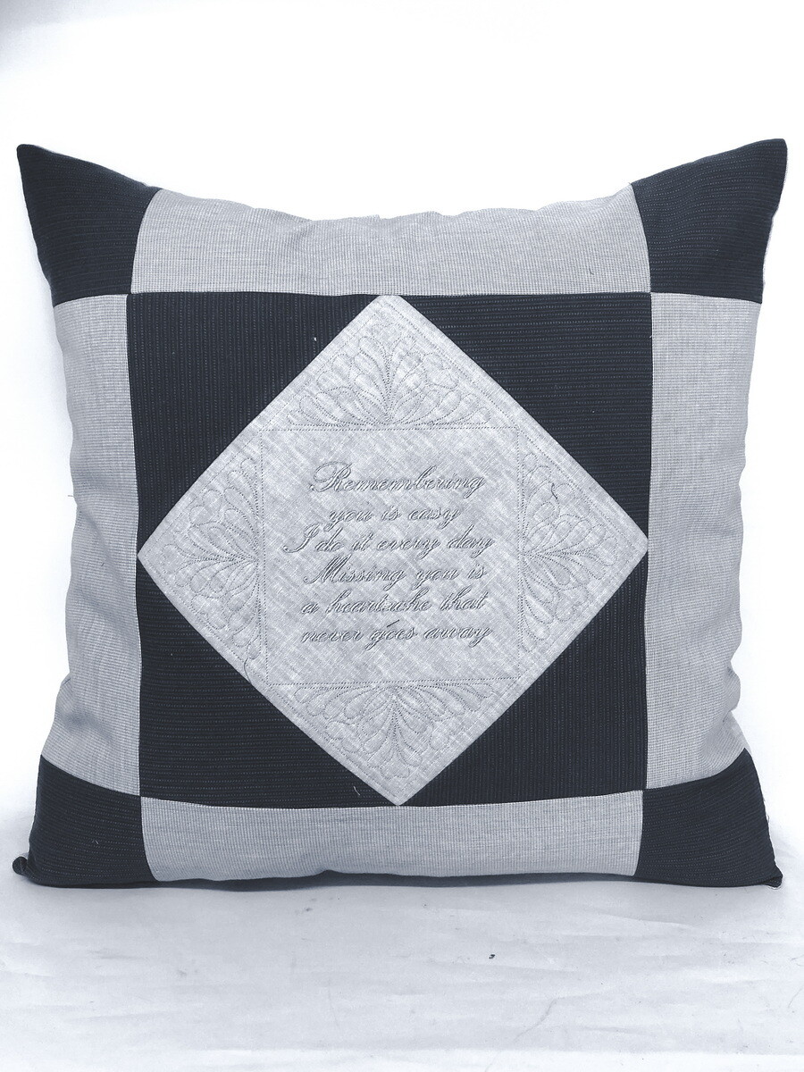 Patchwork Memorial/Keepsake Cushion pillow covers