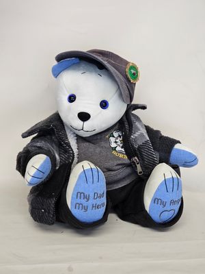 Memory Bear made from clothing 16 inch