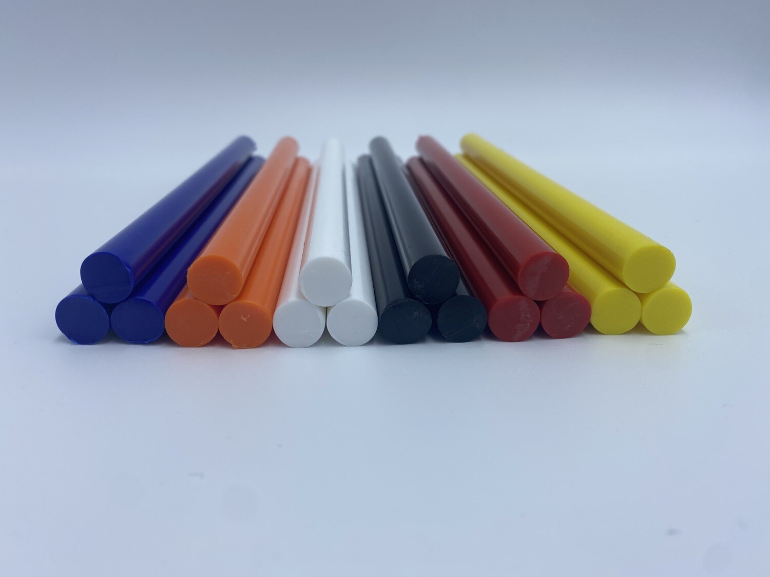 Stückverkauf Bunte Klebesticks,Glue Sticks,Heisskleber 11mm x 100 mm in 7 verschiedenen Farben Kostenloser Inlandsversand!!!
