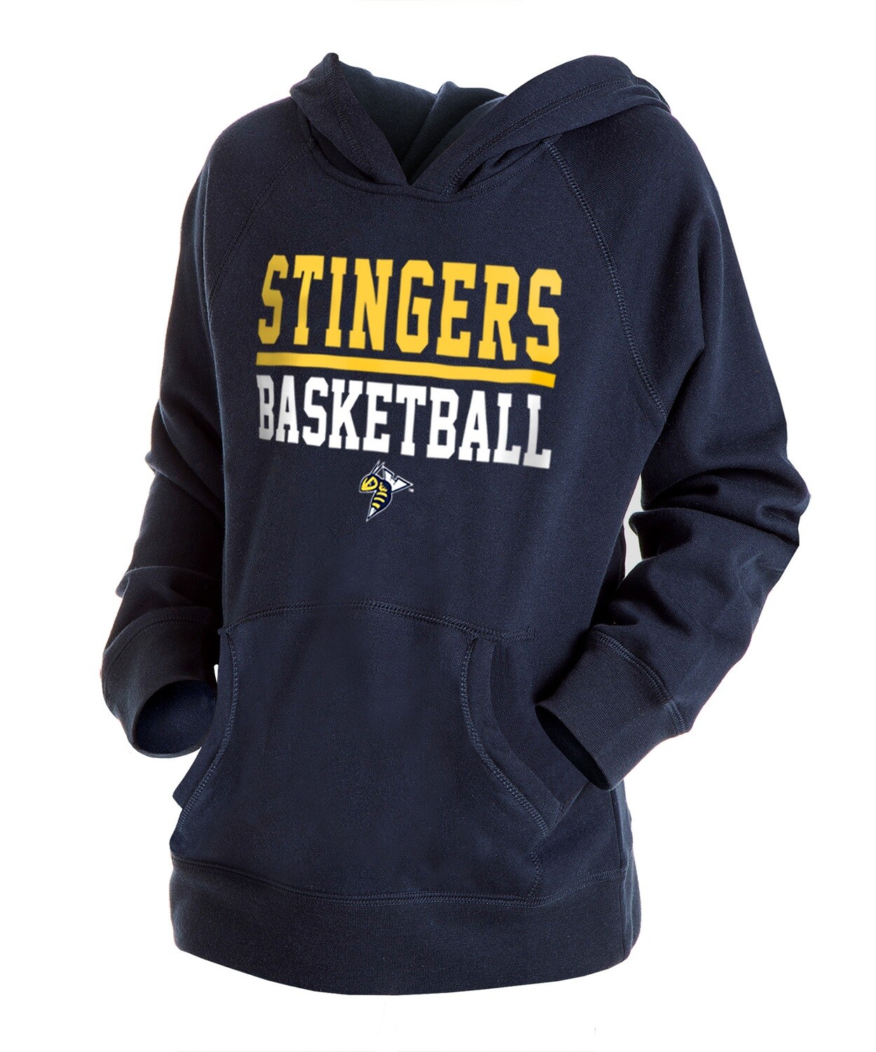 Kid's Navy Stingers Basketball Hoodie - Stinger Shop