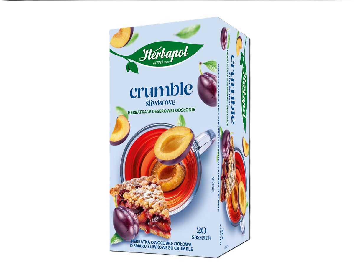 Plum crumble fruit tea