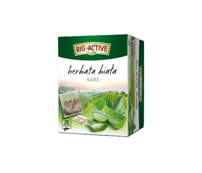 White tea with aloe vera