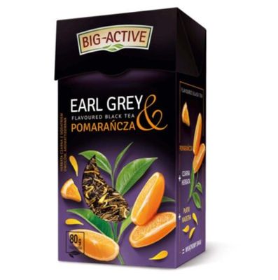 Black tea – Earl Grey &amp; Orange  Flavoured black tea with flower petals.