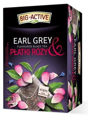 Black tea – Earl Grey &amp; Rose Petals   Flavoured black tea with flower petals.