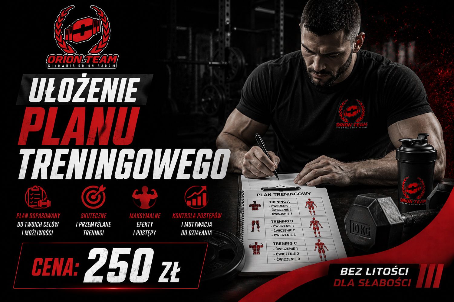 Ułożenie planu treningowego