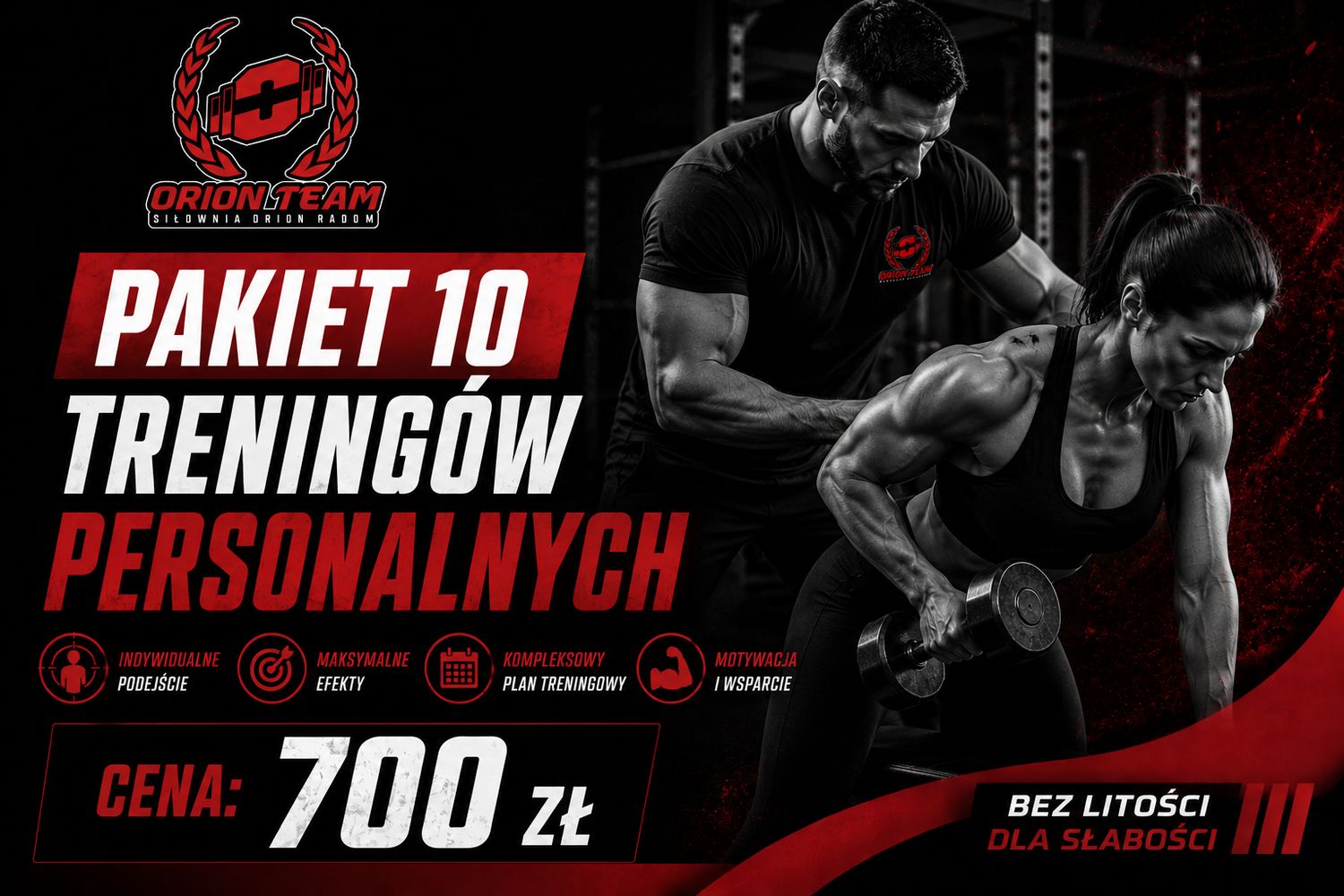 Pakiet 10 treningów personalnych