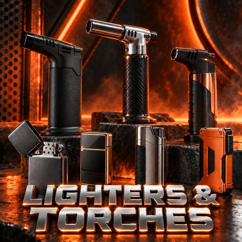 LIGHTERS AND TORCHES (21+)