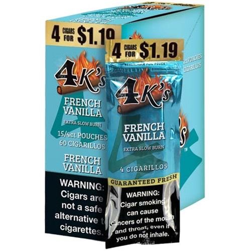 4K'S 4/1.19 FRENCH VANILLA CIGARILO 4K'S 4/1.19 FRENCH VANILLA CIGARILO