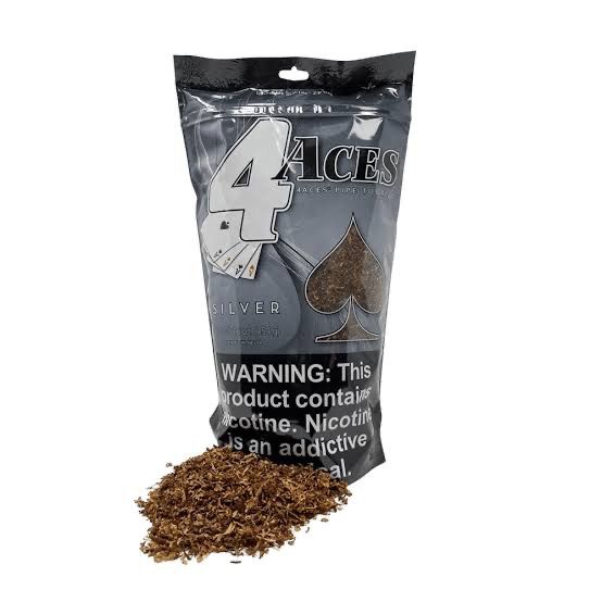 4 ACES PIPE TOBACCO SILVER 16 OZ 4 ACES PIPE TOBACCO SILVER 16 OZ