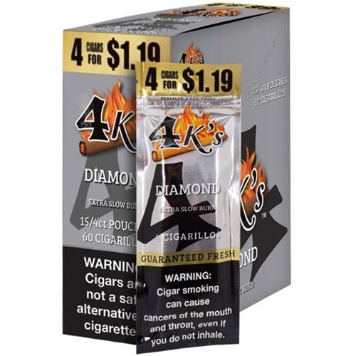 4K'S 4/1.19 DIAMOND CIGARILLO 4K'S 4/1.19 DIAMOND CIGARILLO