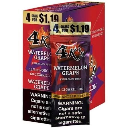 4K'S 4/1.19 WATERMELON GRAPE CIGARILO 4K'S 4/1.19 WATERMELON GRAPE CIGARILO