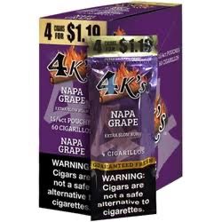 4K'S 4/1.19 NAPA GRAPE CIGARILLO 4K'S 4/1.19 NAPA GRAPE CIGARILLO