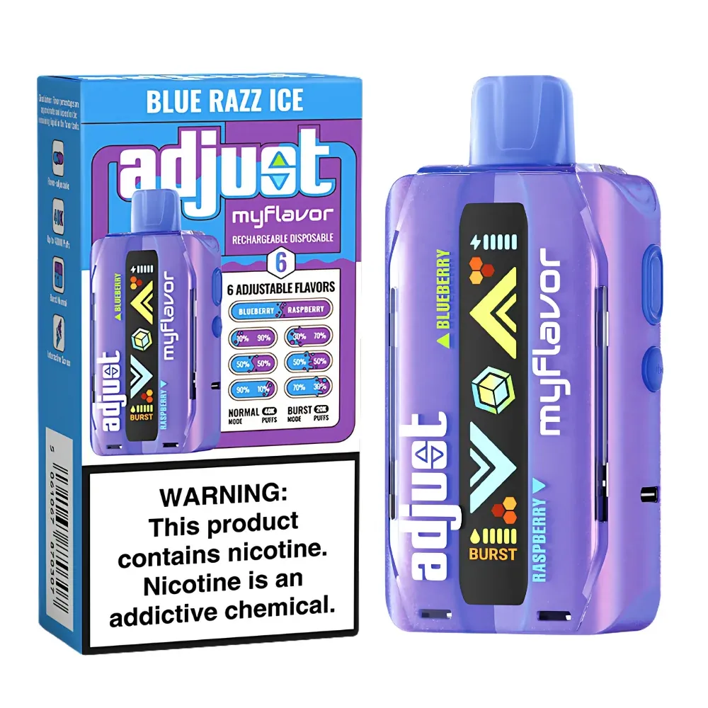 ADJUST 40K BLUE RAZZ ICE ADJUST 40K BLUE RAZZ ICE