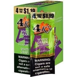 4K'S 4/1.19 WHITE GRAPE CIGARILLO 4K'S 4/1.19 WHITE GRAPE CIGARILLO