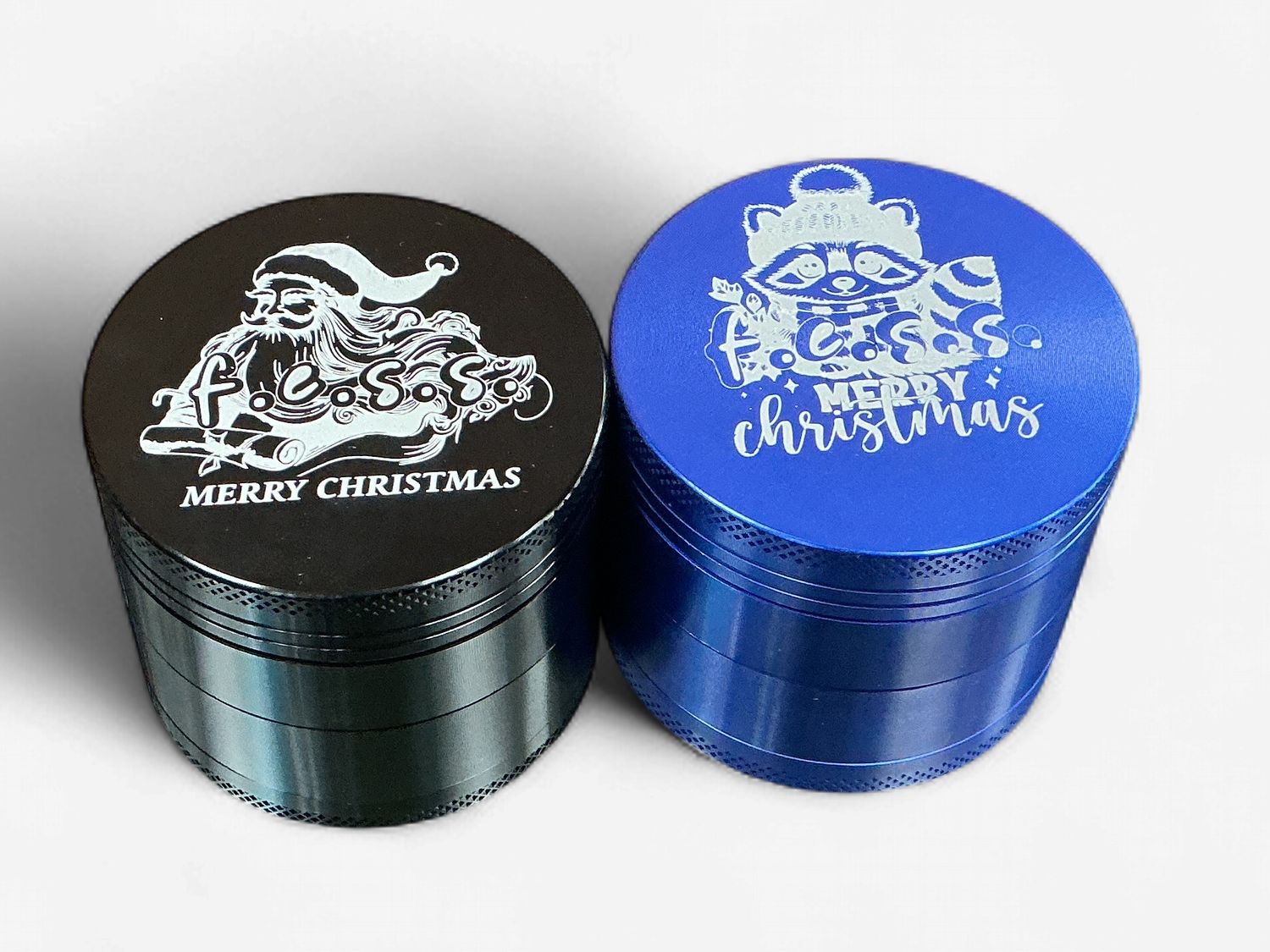 55MM ASSORTED COLOR CHRISTMAS VIBES GRINDER 55MM ASSORTED COLOR CHRISTMAS VIBES GRINDER