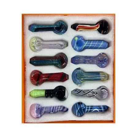 APEX GLASS HAND PIPE 33