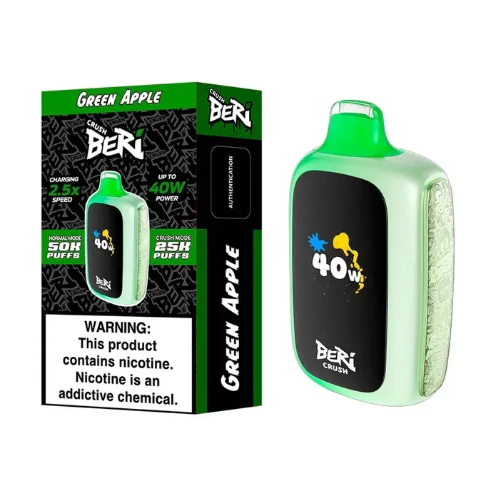 BERI CRUSH 50K GREEN APPLE BERI CRUSH 50K GREEN APPLE
