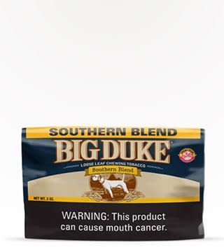BIG DUKE LOOSE LEAF CHEWING TOBACCO SOUTHERN BLEND 3 OZ BIG DUKE LOOSE LEAF CHEWING TOBACCO SOUTHERN BLEND 3 OZ