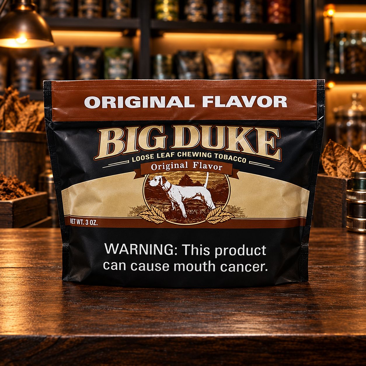 BIG DUKE LOOSE LEAF CHEWING TOBACCO ORIGINAL FLAVOR 3 OZ