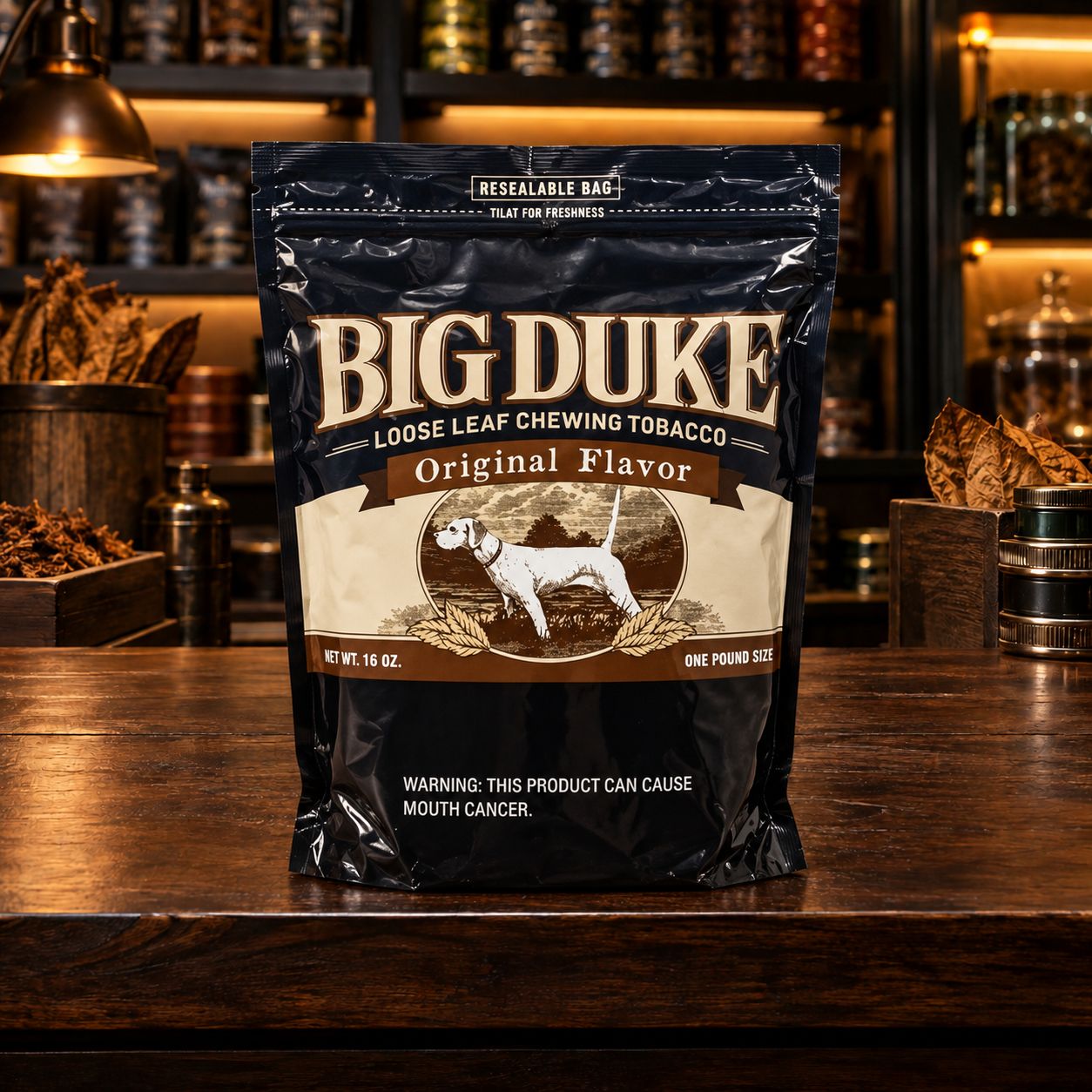 BIG DUKE LOOSE LEAF CHEWING TOBACCO ORIGINAL FLAVOR 16 OZ BIG DUKE LOOSE LEAF CHEWING TOBACCO ORIGINAL FLAVOR 16 OZ