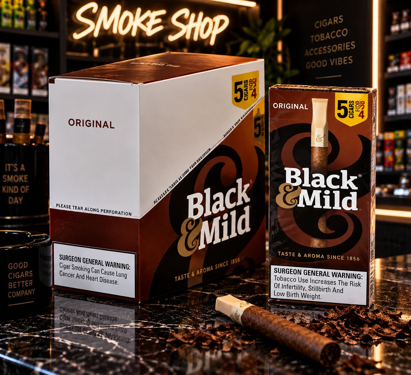BLACK &amp; MILD 5 PACK ORIGINAL