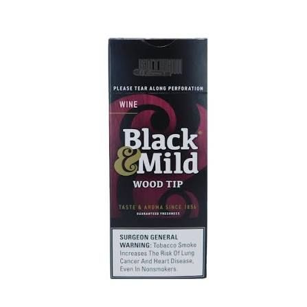 BLACK & MILD WINE WOOD TIP BLACK & MILD WINE WOOD TIP