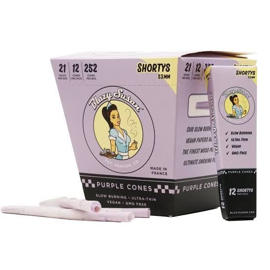 BLAZY SUSAN PURPLE CONES SHORTYS 12 PACK BLAZY SUSAN PURPLE CONES SHORTYS 12 PACK