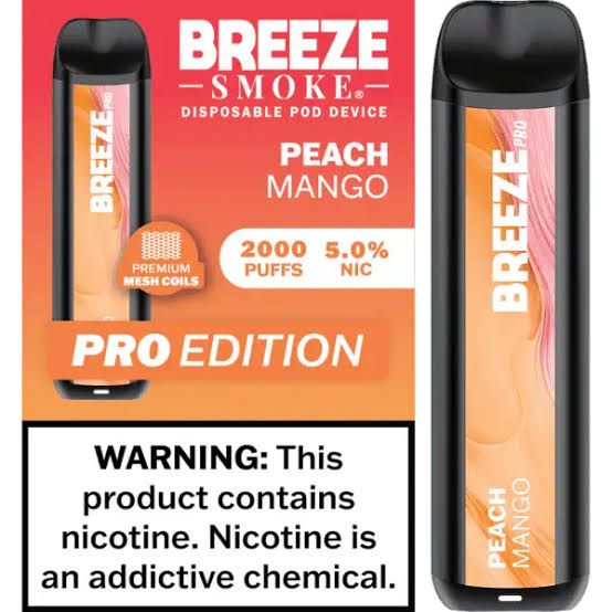 BREEZE PRO 2K MANGO PEACH BREEZE PRO 2K MANGO PEACH