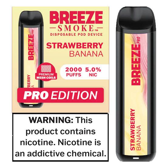 BREEZE PRO 2K STARWBERRY BANANA BREEZE PRO 2K STARWBERRY BANANA
