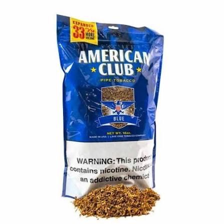 AMERICAN CLUB PIPE TOBACCO 16 OZ BLUE AMERICAN CLUB PIPE TOBACCO 16 OZ BLUE