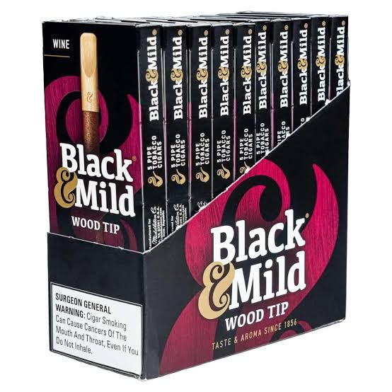 BLACK & MILD 5 PACK WINE WOOD TIP BLACK & MILD 5 PACK WINE WOOD TIP