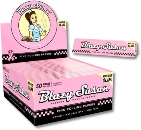 BLAZY SUSAN KING SIZE SLIM ROLLING PAPERS BLAZY SUSAN KING SIZE SLIM ROLLING PAPERS